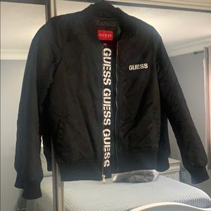 A guess black bomber jacket